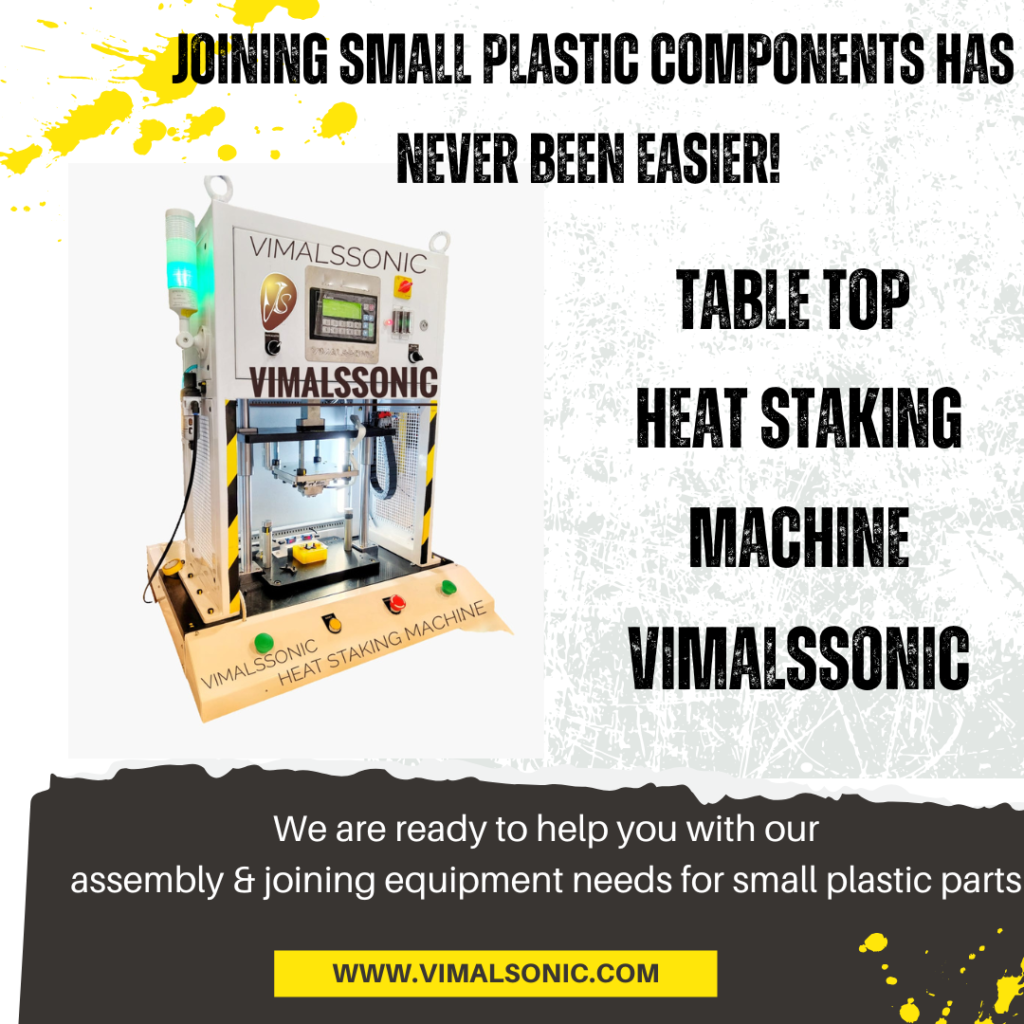 Image of Vimalssonic Bench Top Heat Staking Machine - A compact and versatile solution for precision plastic welding.