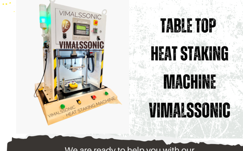 Image of Vimalssonic Bench Top Heat Staking Machine - A compact and versatile solution for precision plastic welding.